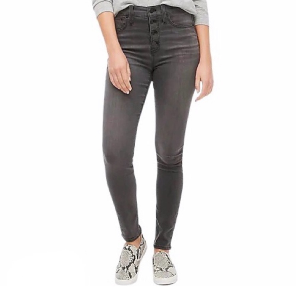 J Crew 10’ high rise skinny jean with button fly
